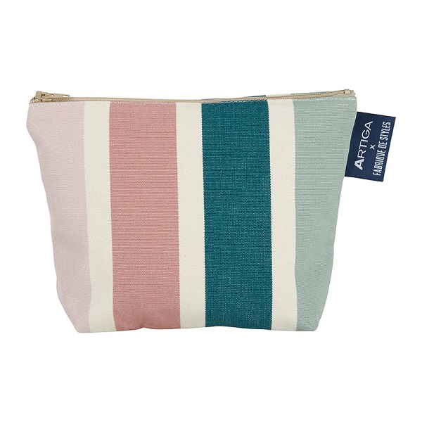 Trousse bleue rose